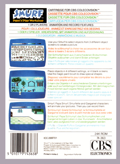 Smurf Paint 'n Play Workshop (USA, Europe)-boxback.png
